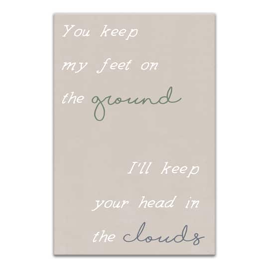 Head In The Clouds 20" x 30" Canvas Wall Art